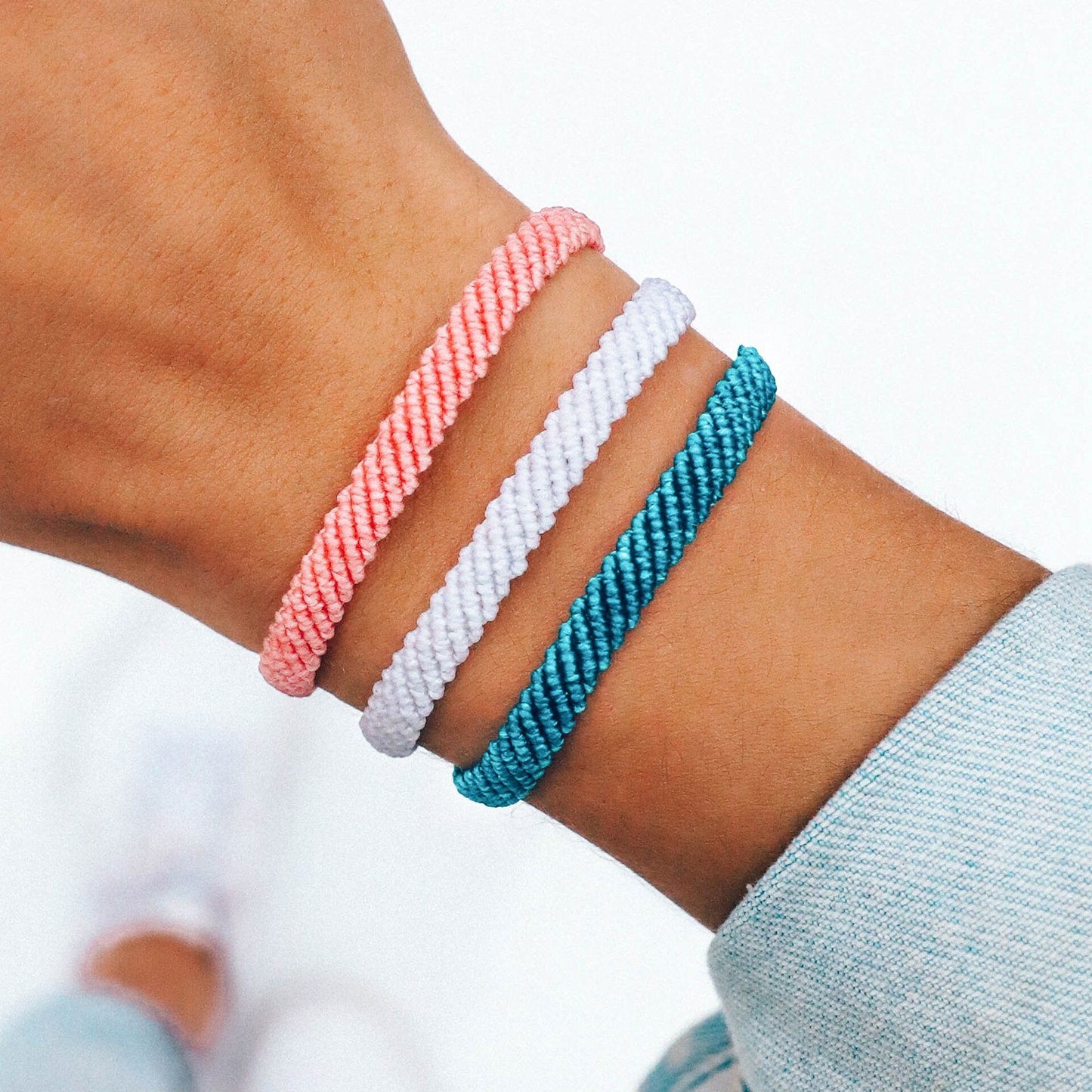 Half Flat Woven Bracelet