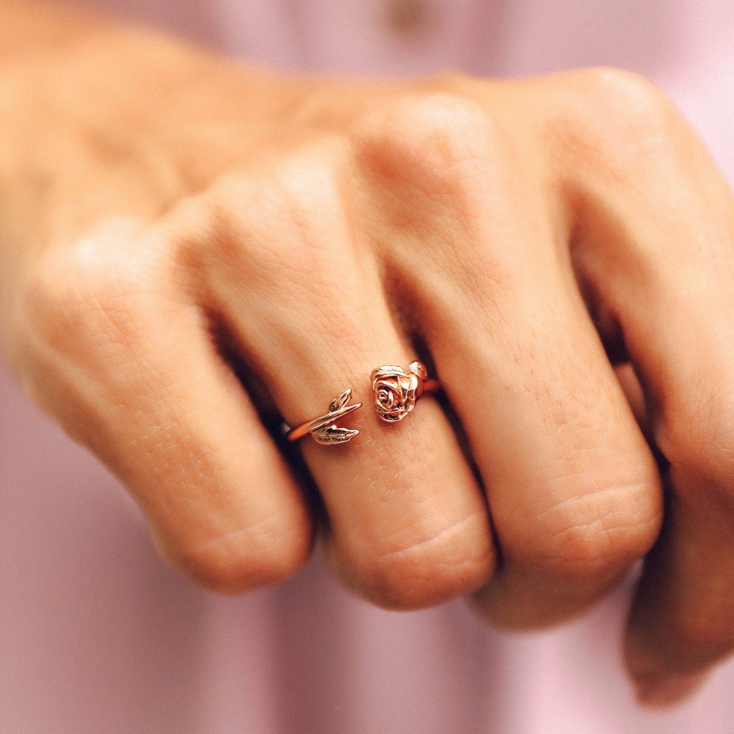 Disney Belle Open Rose Ring
