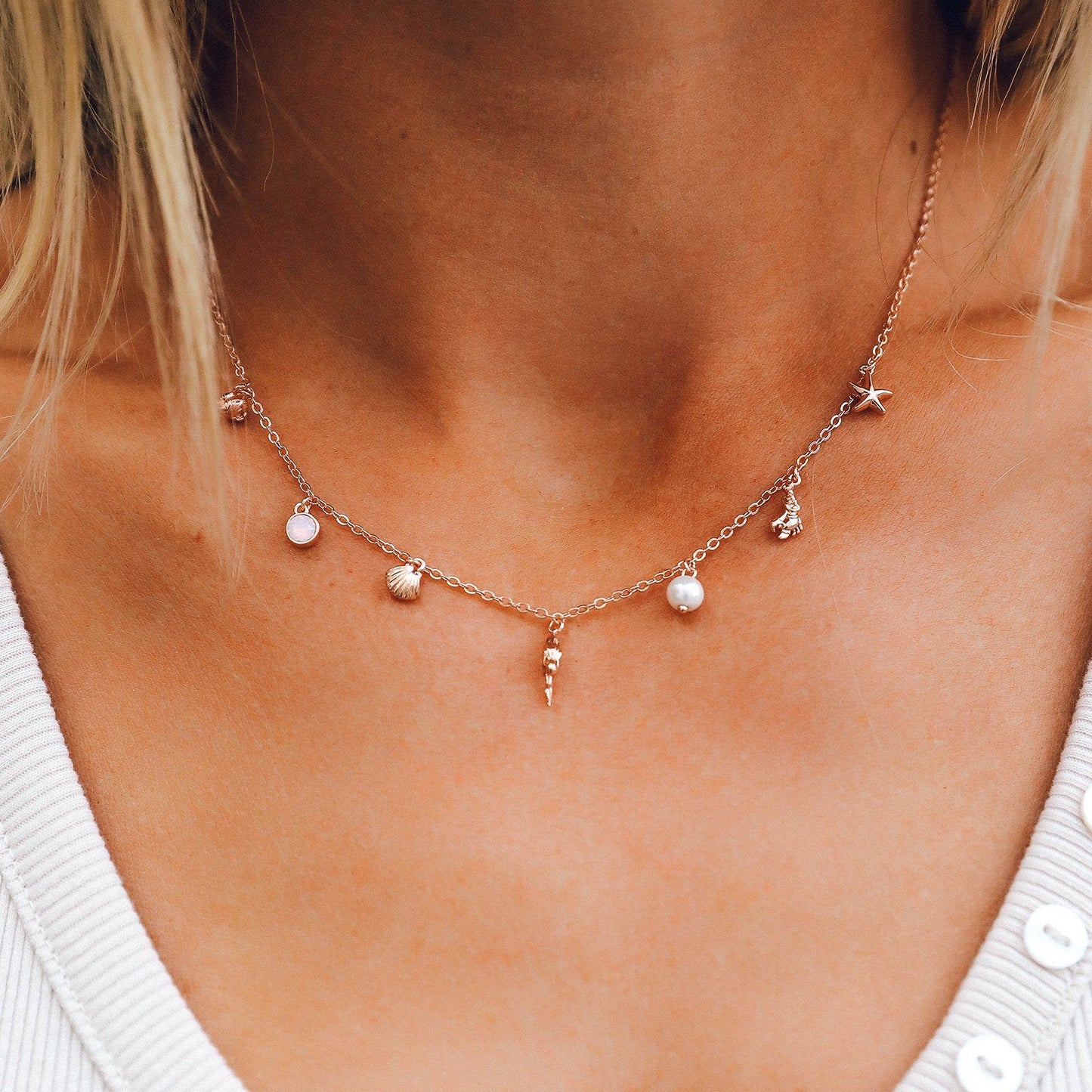 Disney Little Mermaid Delicate Charms Choker