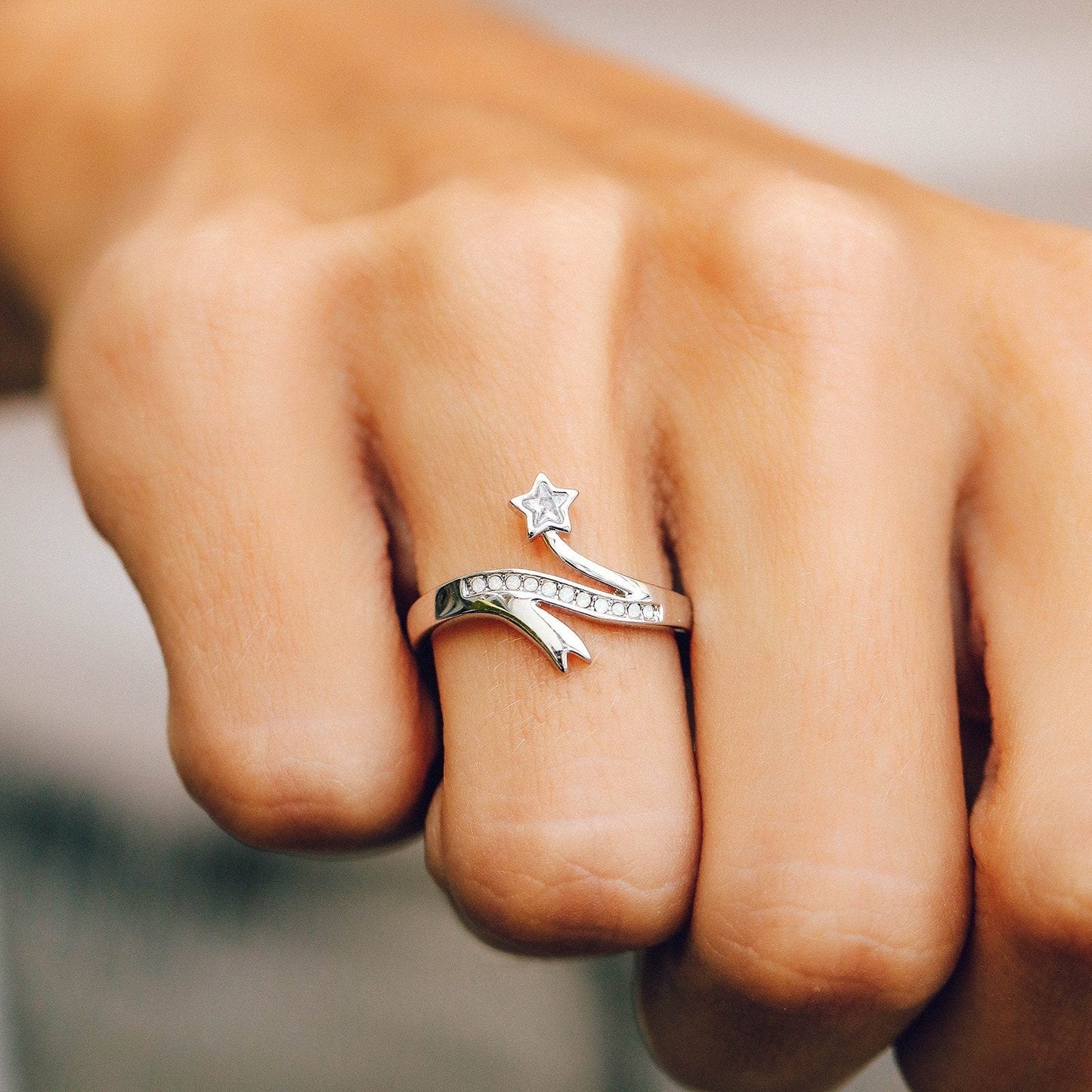 Disney Cinderella Dreamy Opal Star Ring