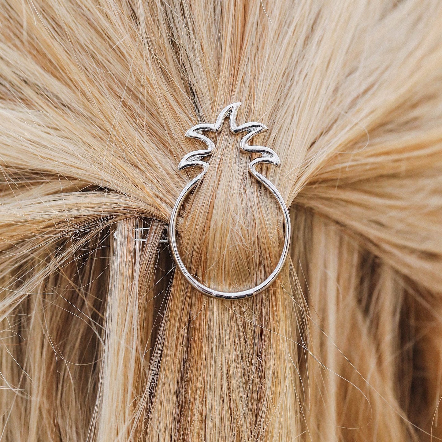 Pineapple Hair Barrette
