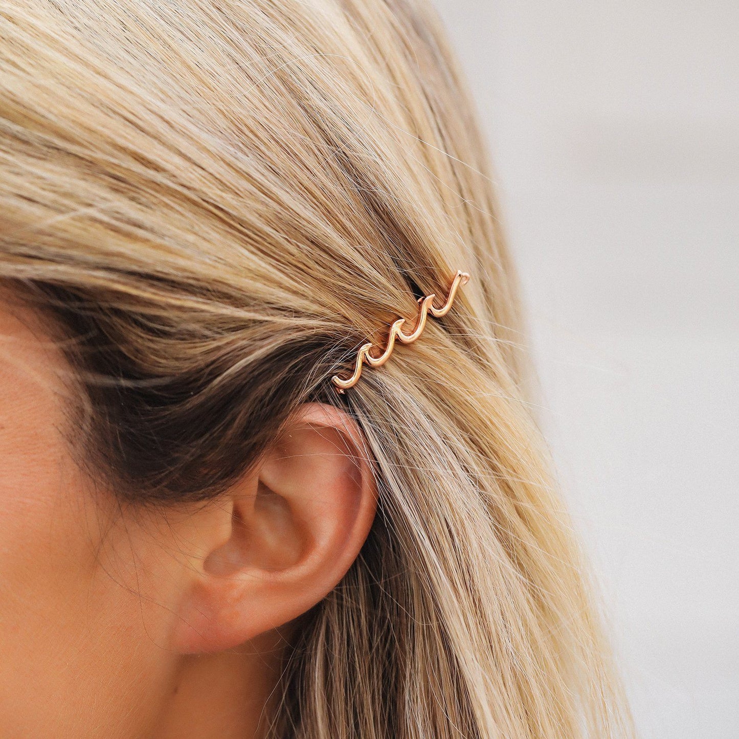 Wave Hair Barrettes (Set of 2)