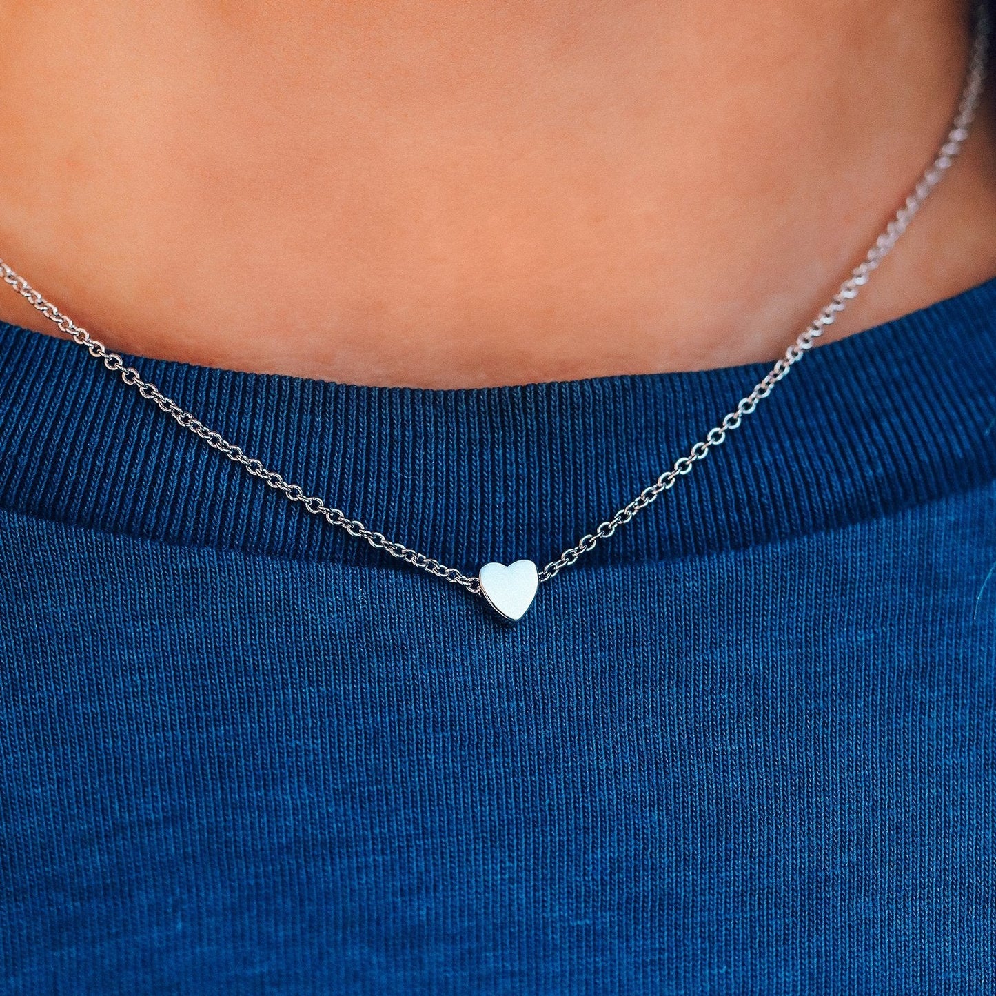 Floating Heart Choker