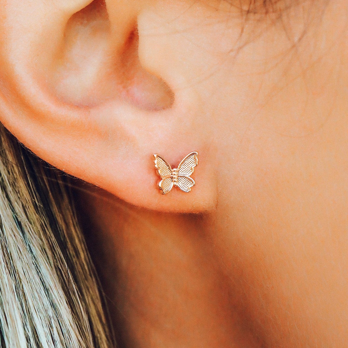 Butterfly In Flight Earrings
