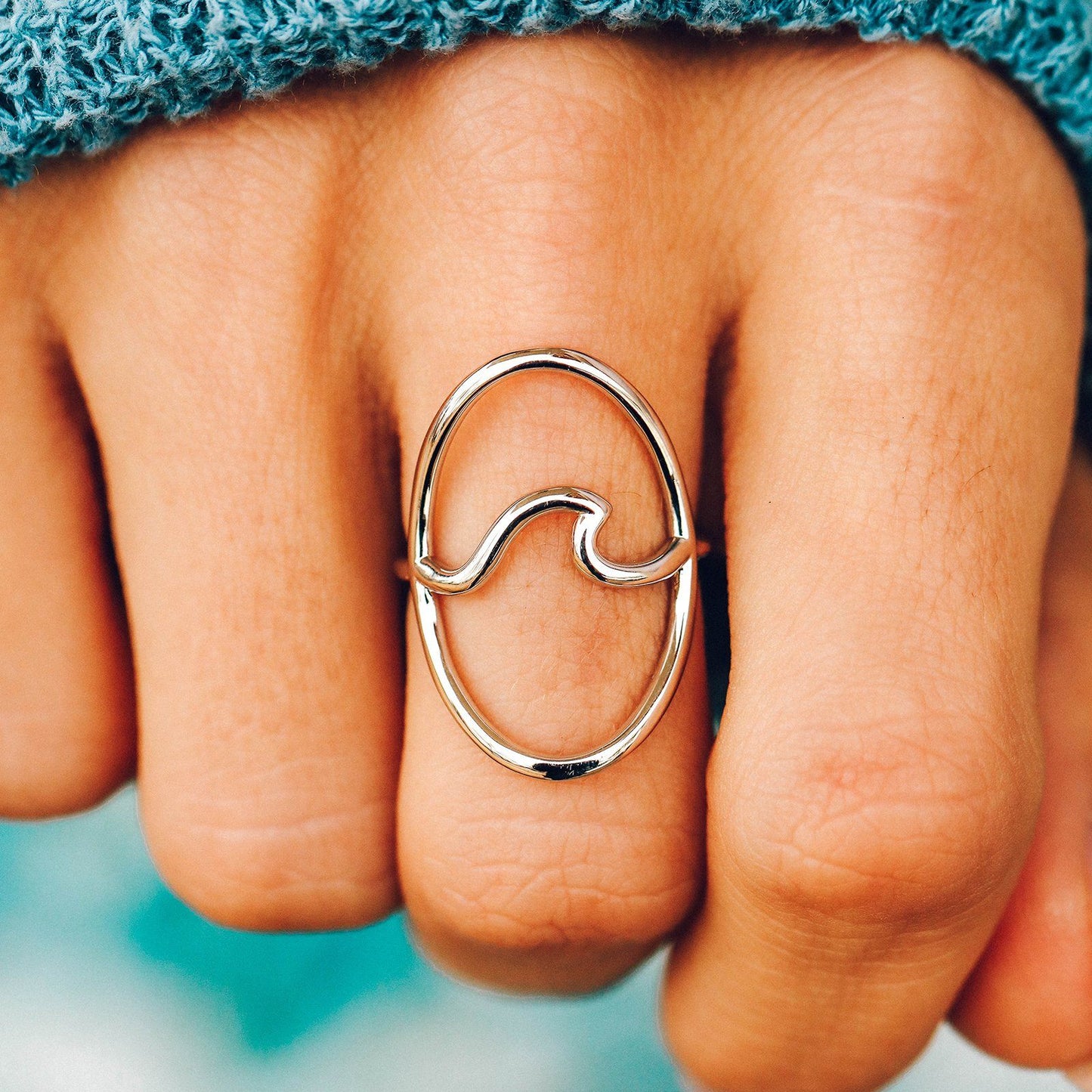 Statement Wave Ring