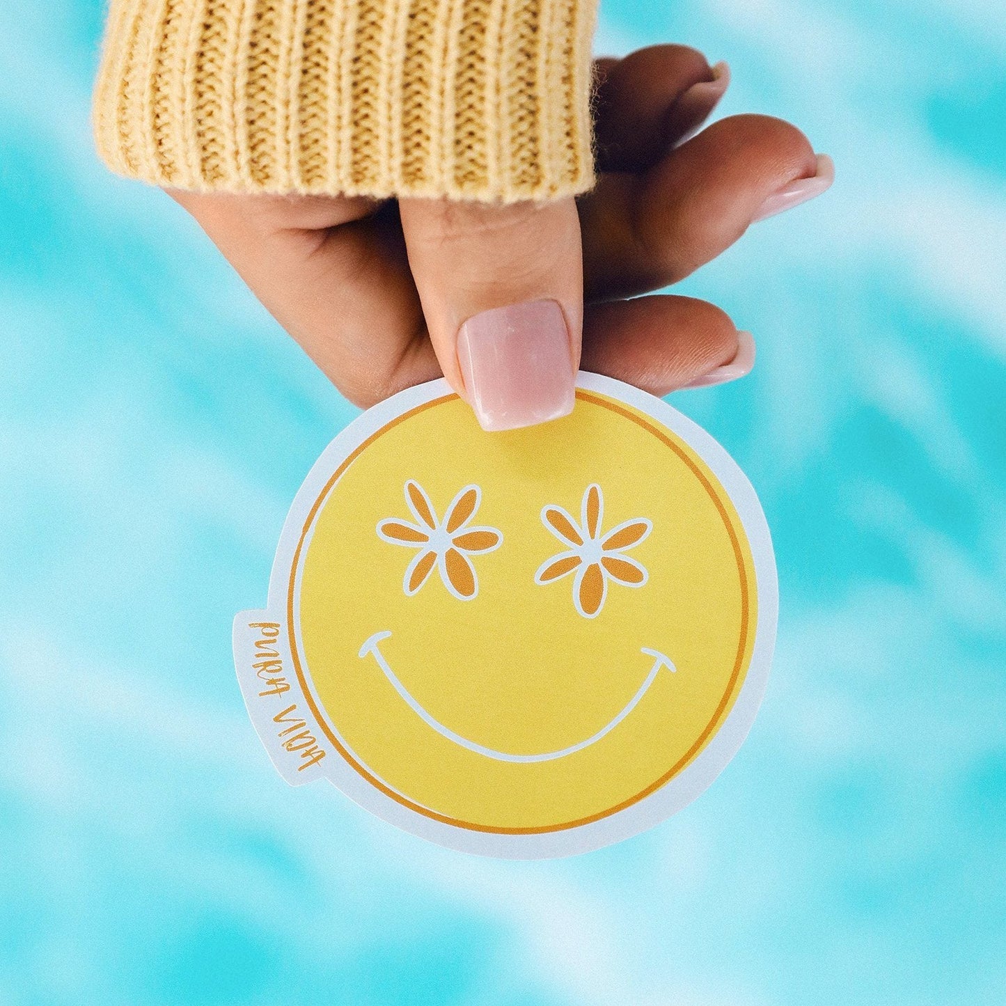 Flower Smile Sticker