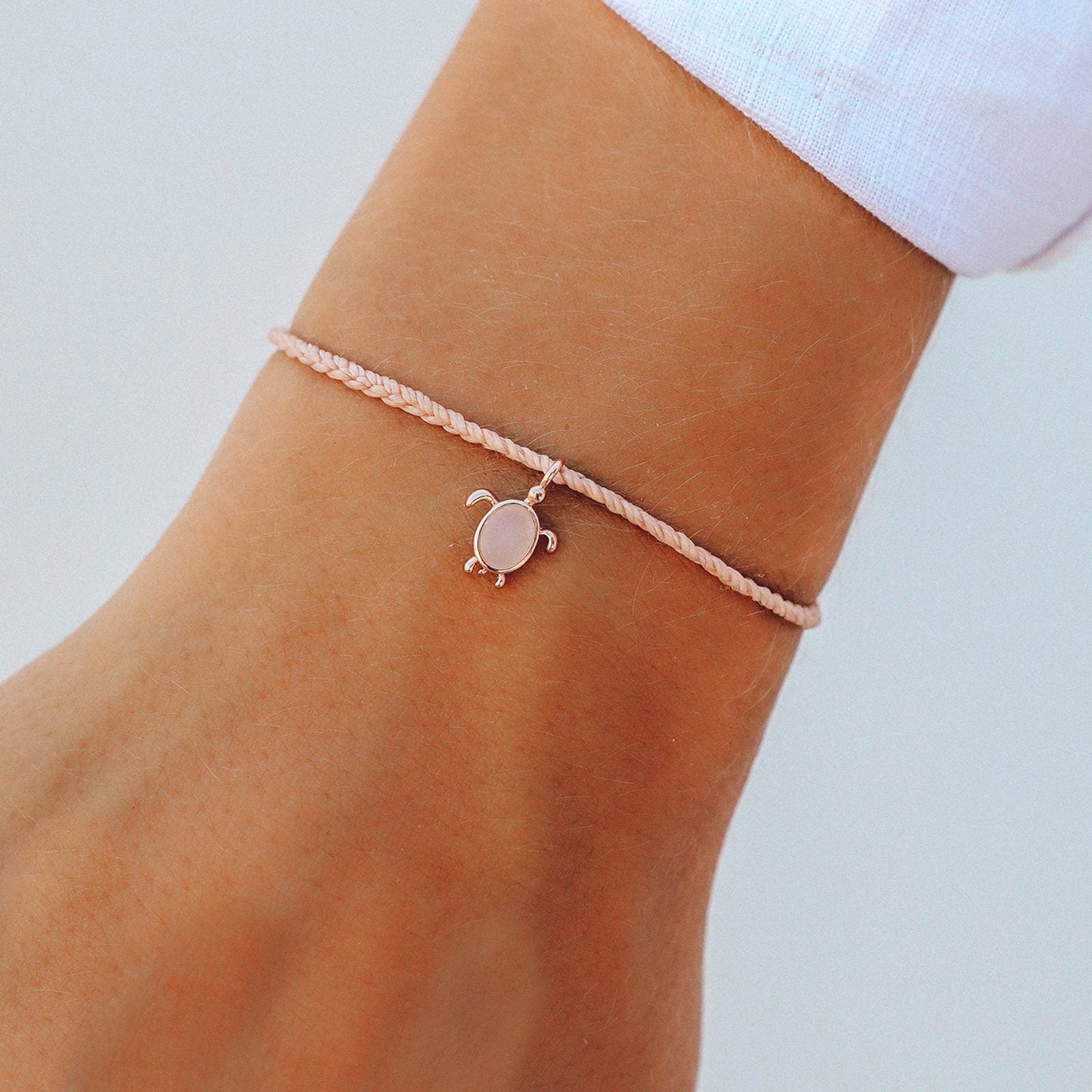 Rose Gold Save the Sea Turtles Charm
