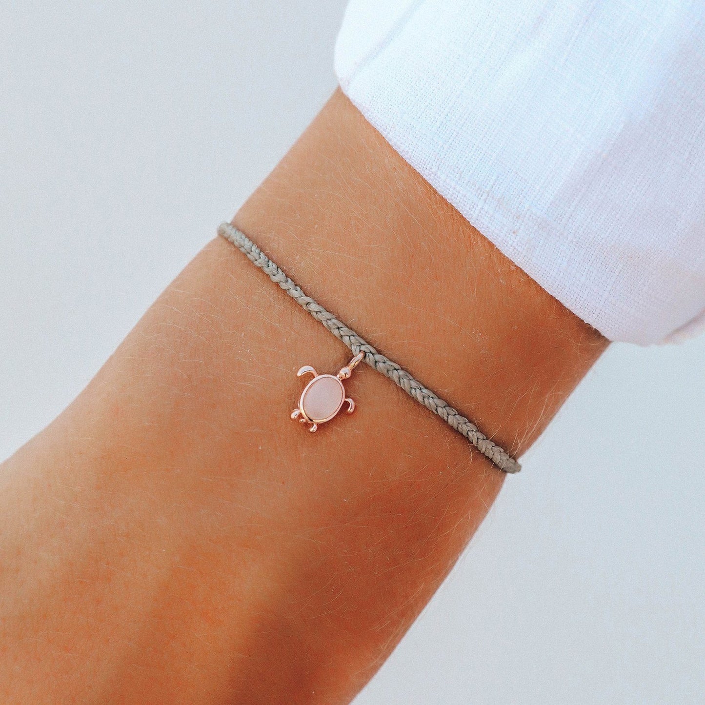 Rose Gold Save the Sea Turtles Charm