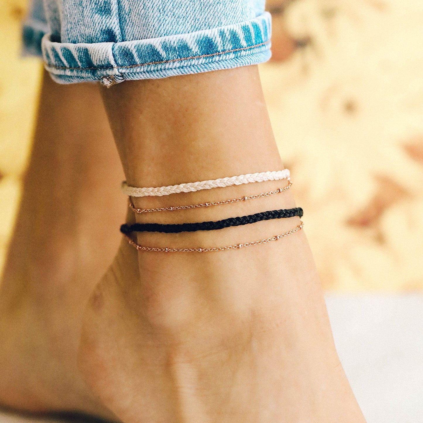 Satellite Chain Anklet
