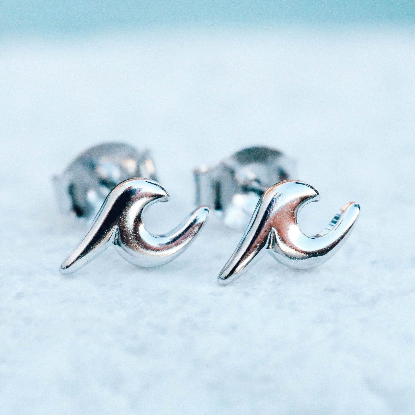 Wave Stud Earrings