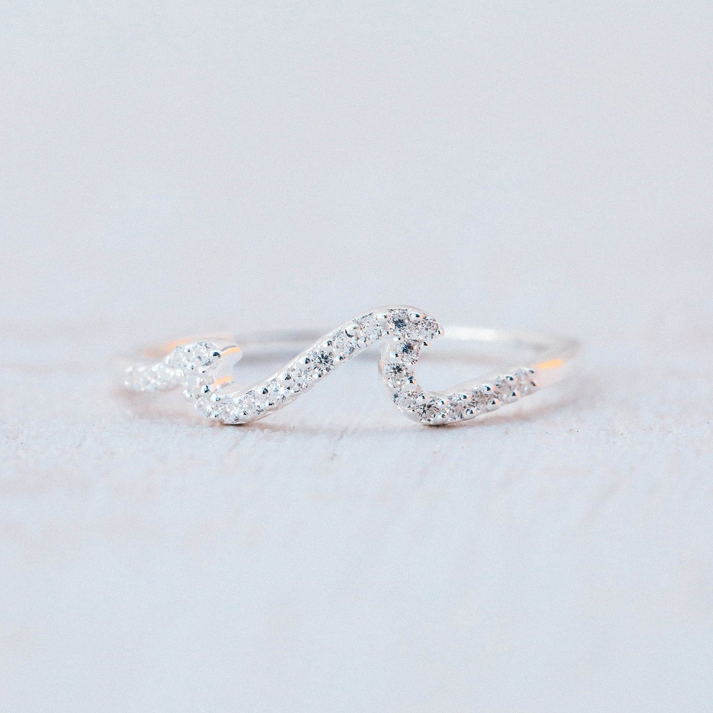 Pave Wave Ring