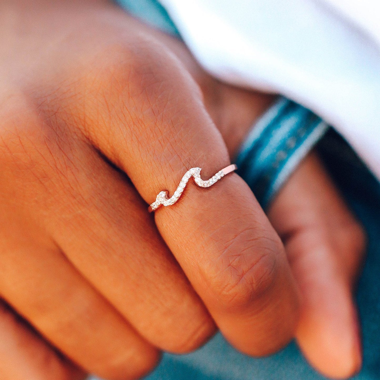 Pave Wave Ring