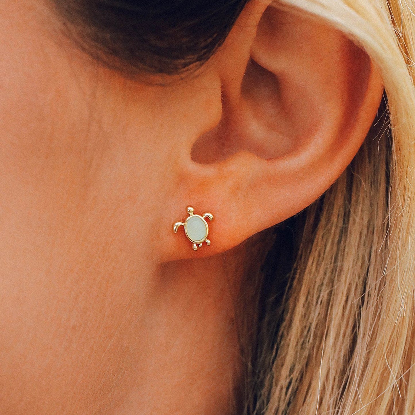 Sea Turtle Stud Earrings