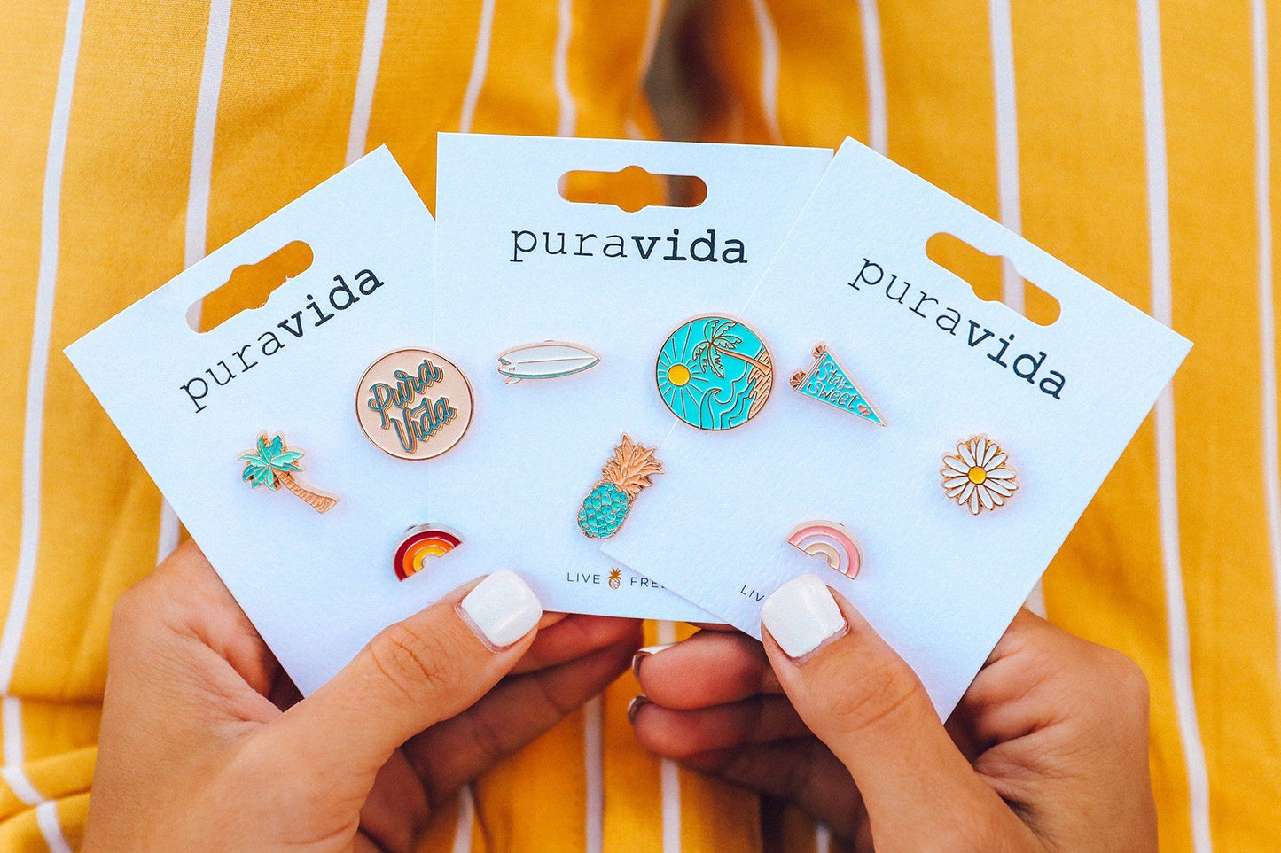 Pura Vida Pin Set