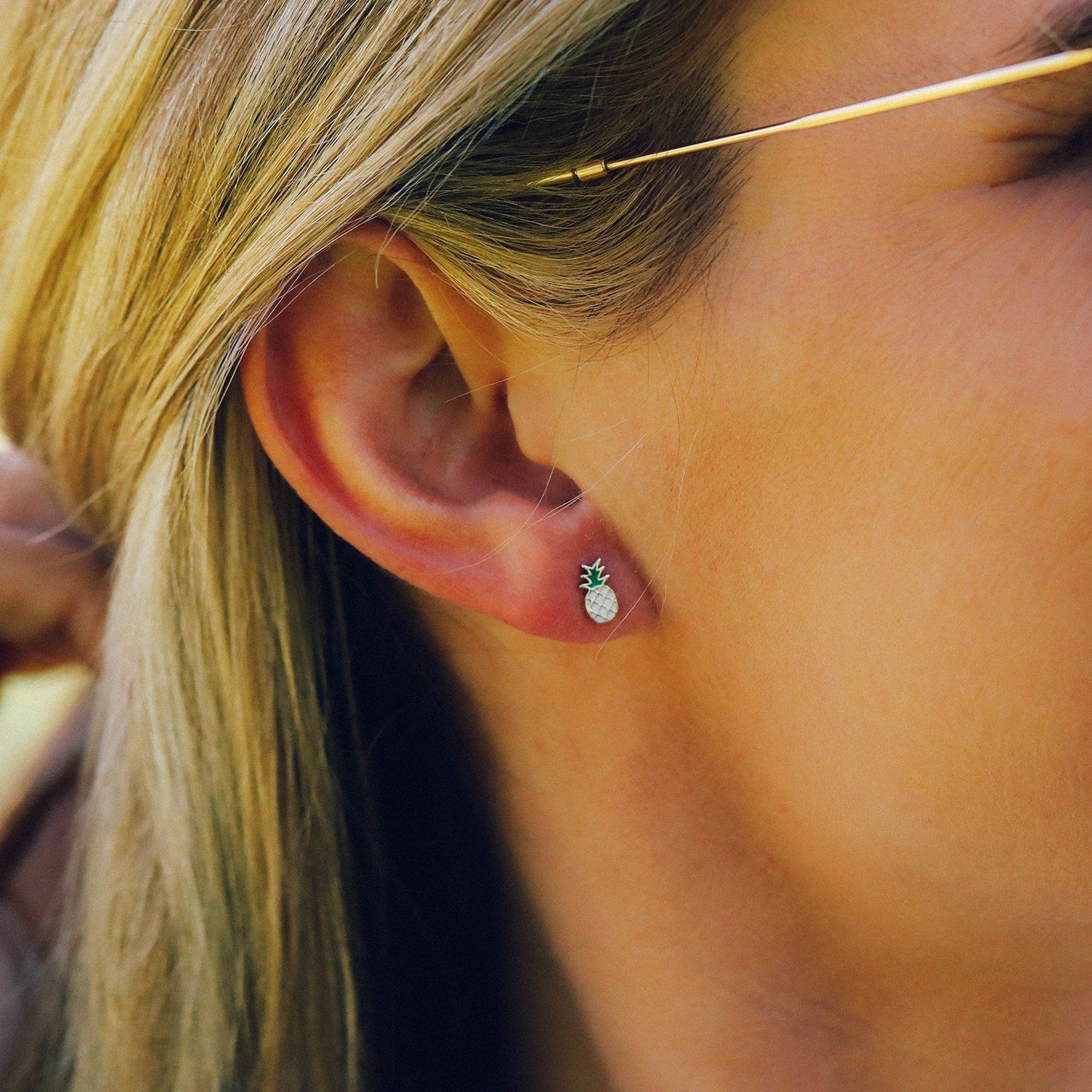 Pineapple Stud Earrings