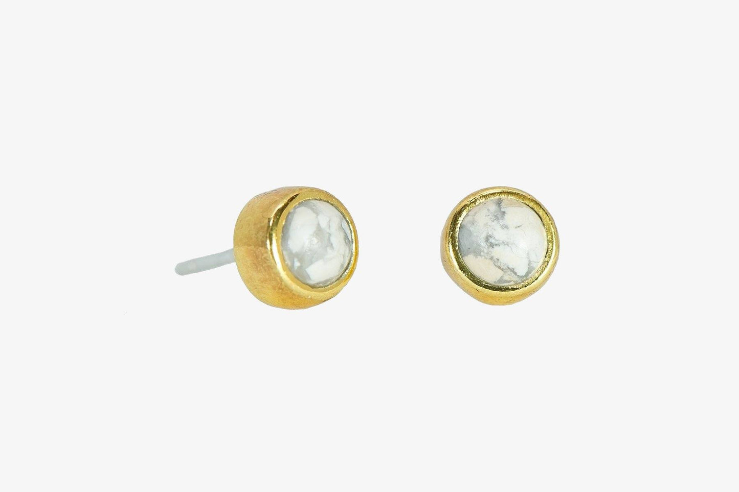 Boho Howlite Stud Earrings