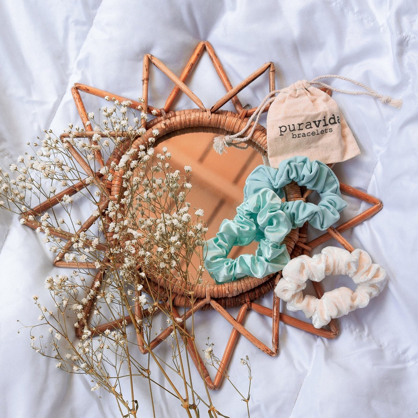 Wave Scrunchies (Set of 3)