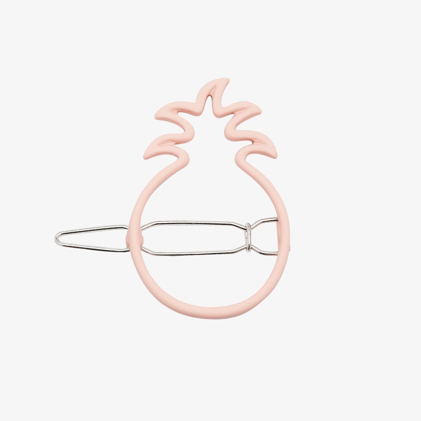 Enamel Pineapple Hair Barrette