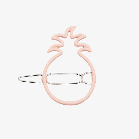 Enamel Pineapple Hair Barrette