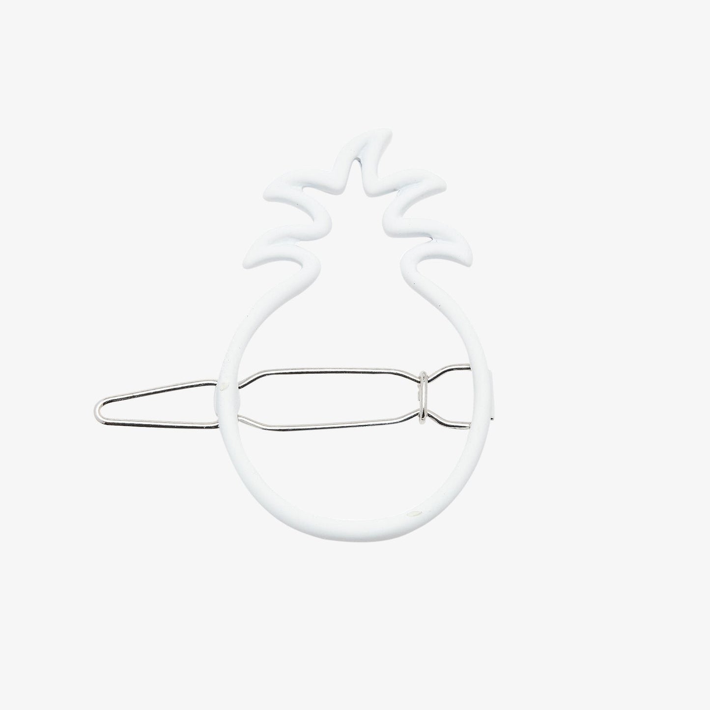 Enamel Pineapple Hair Barrette
