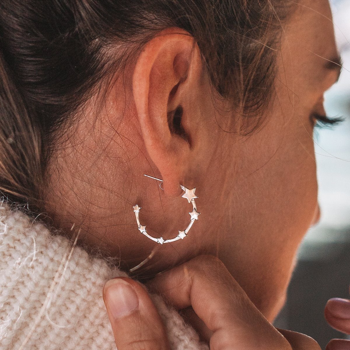 Starlight Hoop Earrings