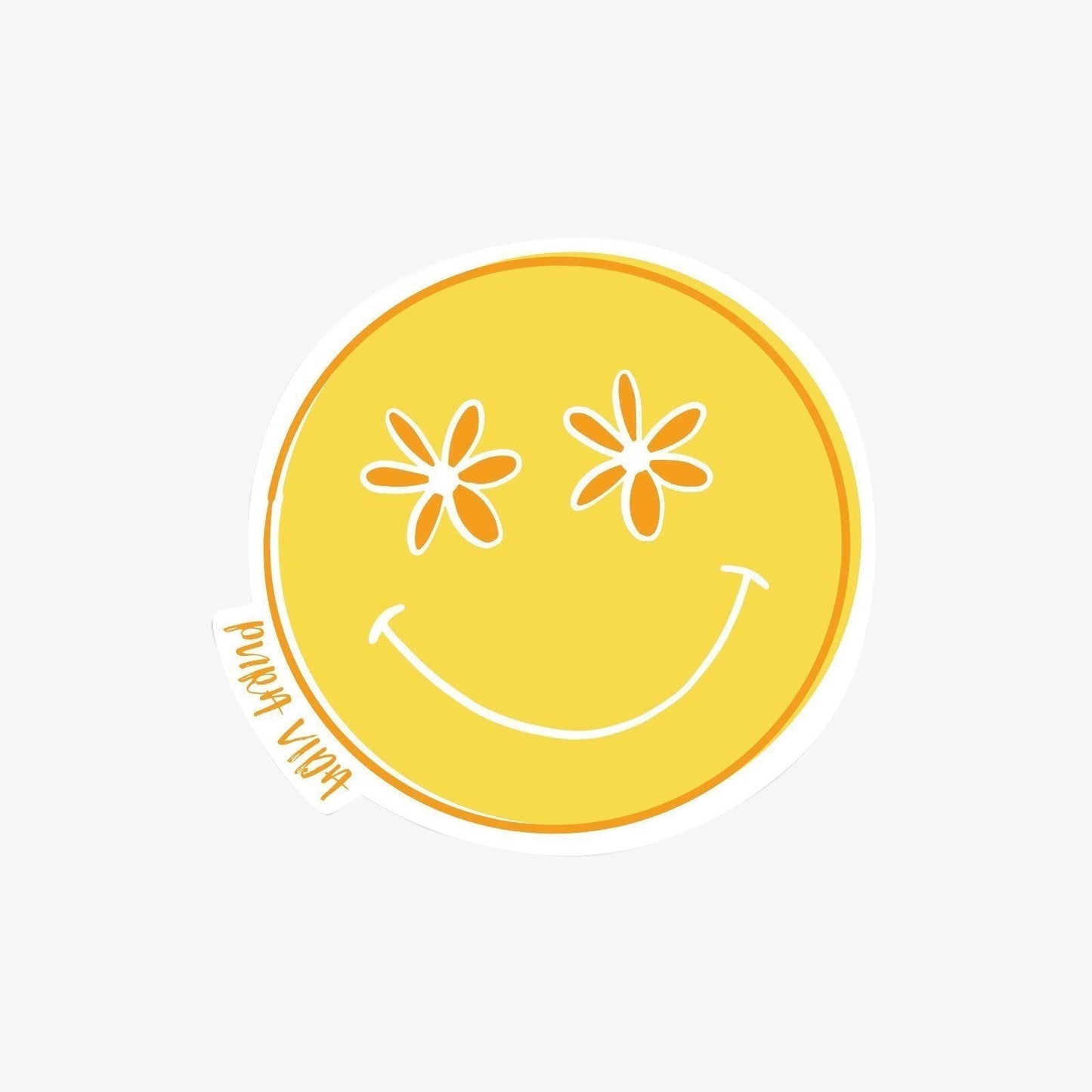 Flower Smile Sticker