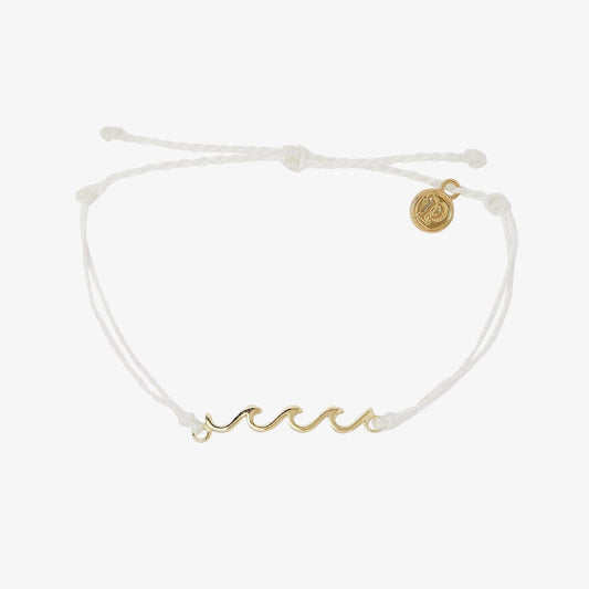 Gold Delicate Wave Bracelet