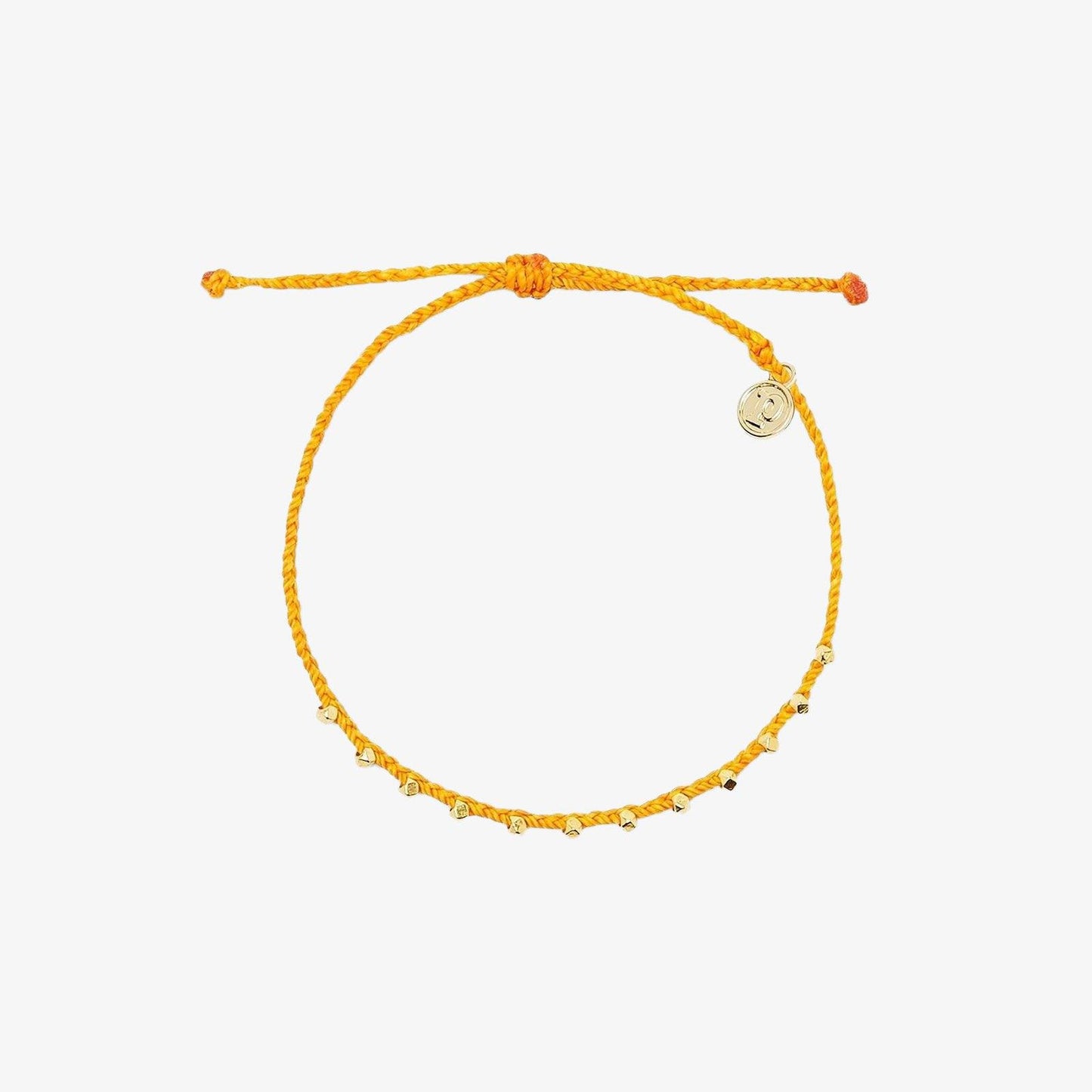 Gold Stitched Beaded Anklet