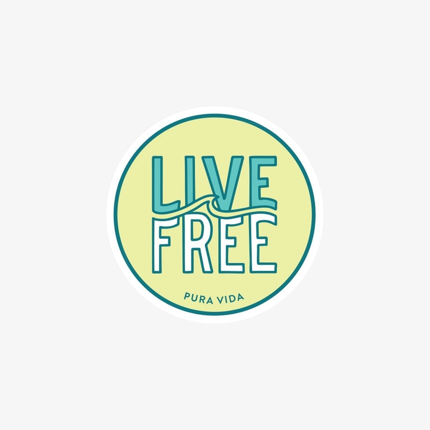 Live Free Sticker