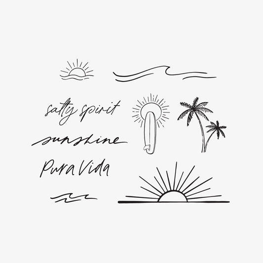 Playa Temporary Tattoo