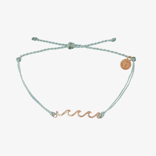 Rose Gold Delicate Wave Bracelet