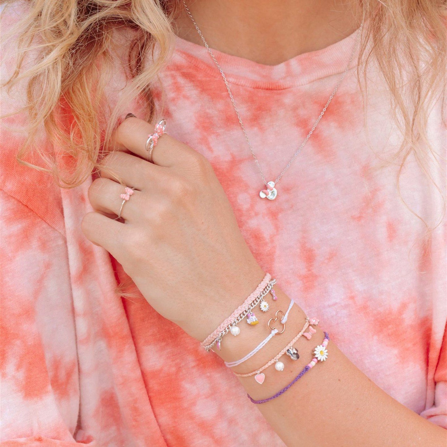 Disney Daisy Duck Multi Charm Bracelet