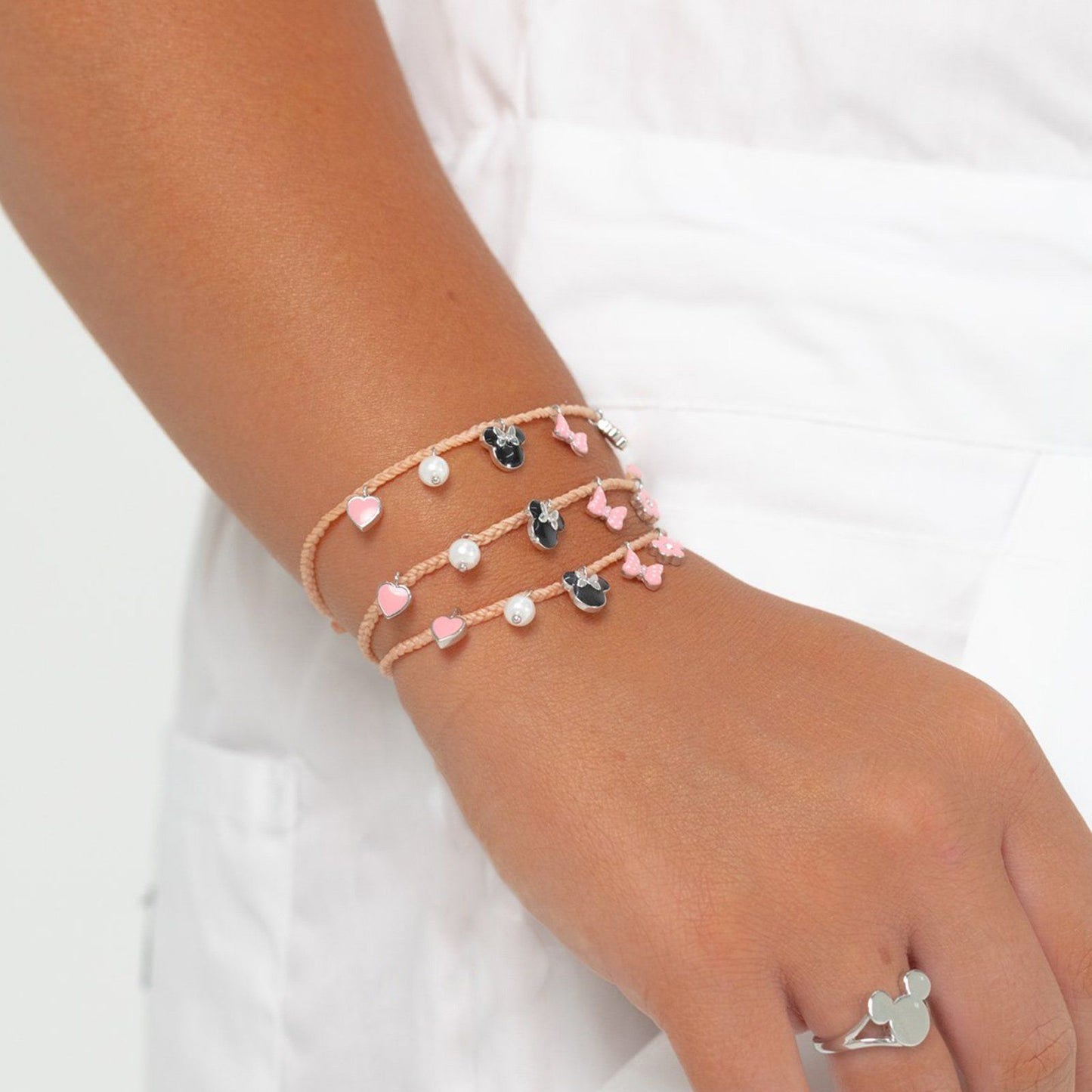 Disney Minnie Mouse Multi Charm Bracelet