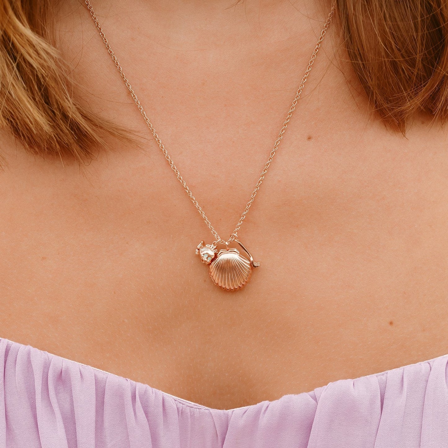 Disney Little Mermaid Locket Necklace