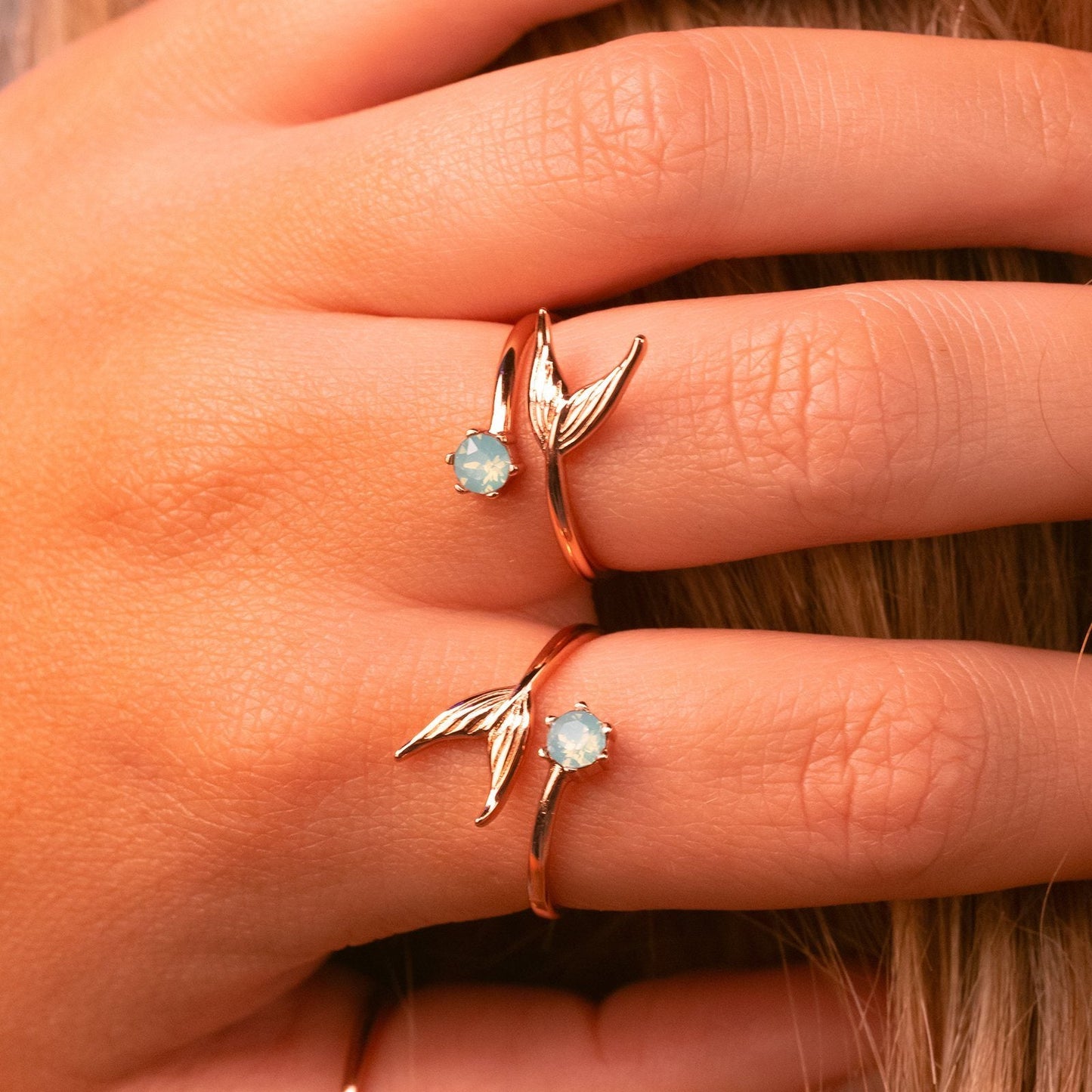 Disney Little Mermaid Fin Open Ring