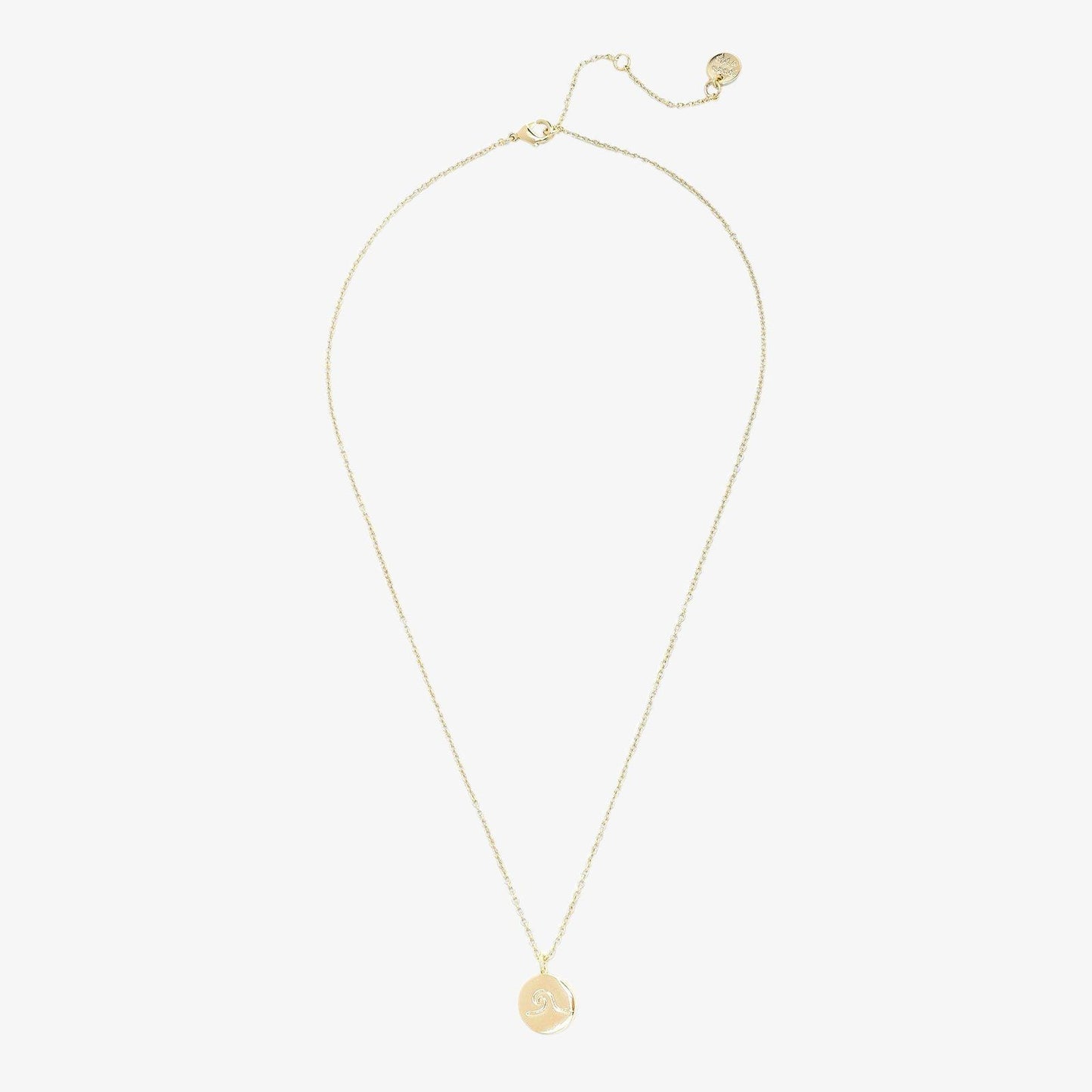Wave Coin Necklace