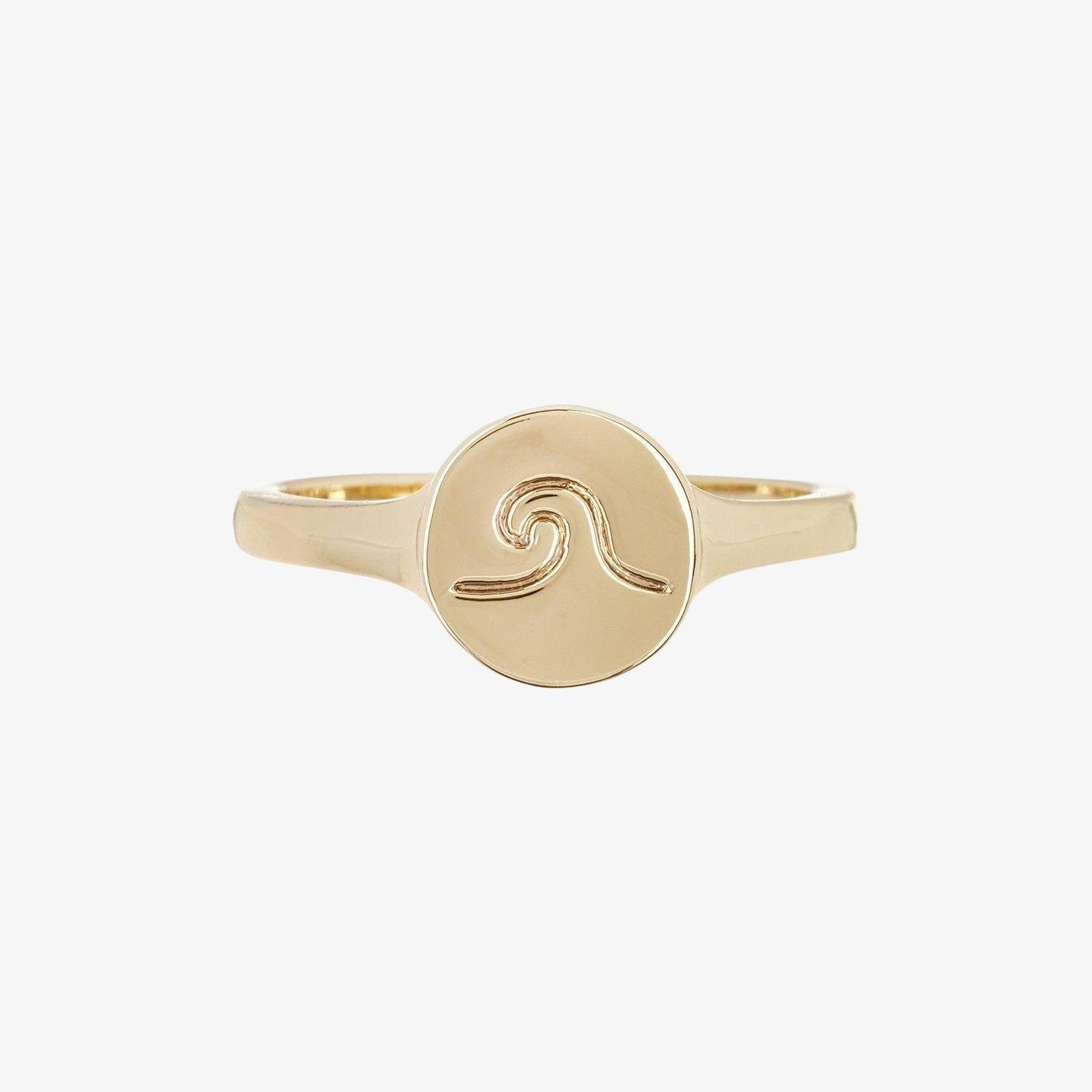 Wave Coin Ring