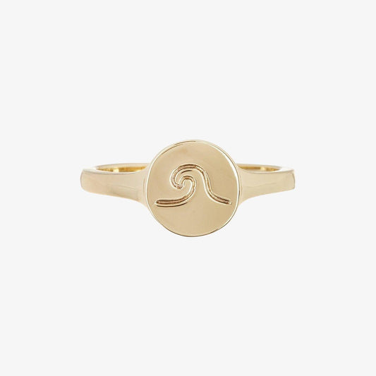 Wave Coin Ring
