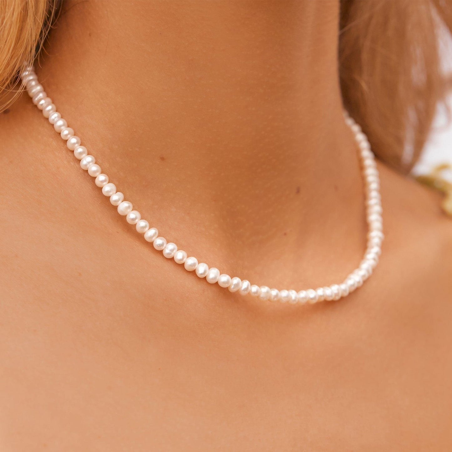 Bitty Freshwater Pearl Choker