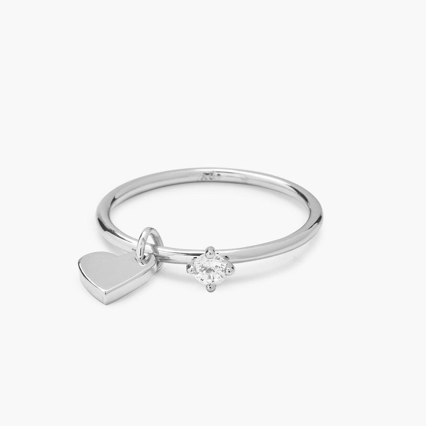 Engravable Heart Ring
