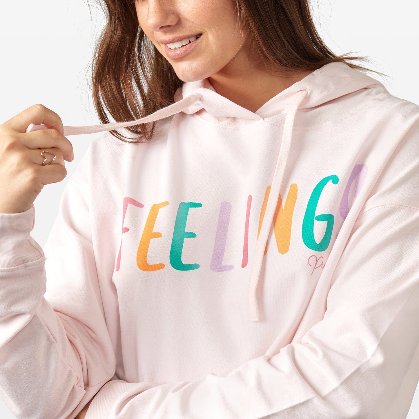 Feelings Crop Hoodie