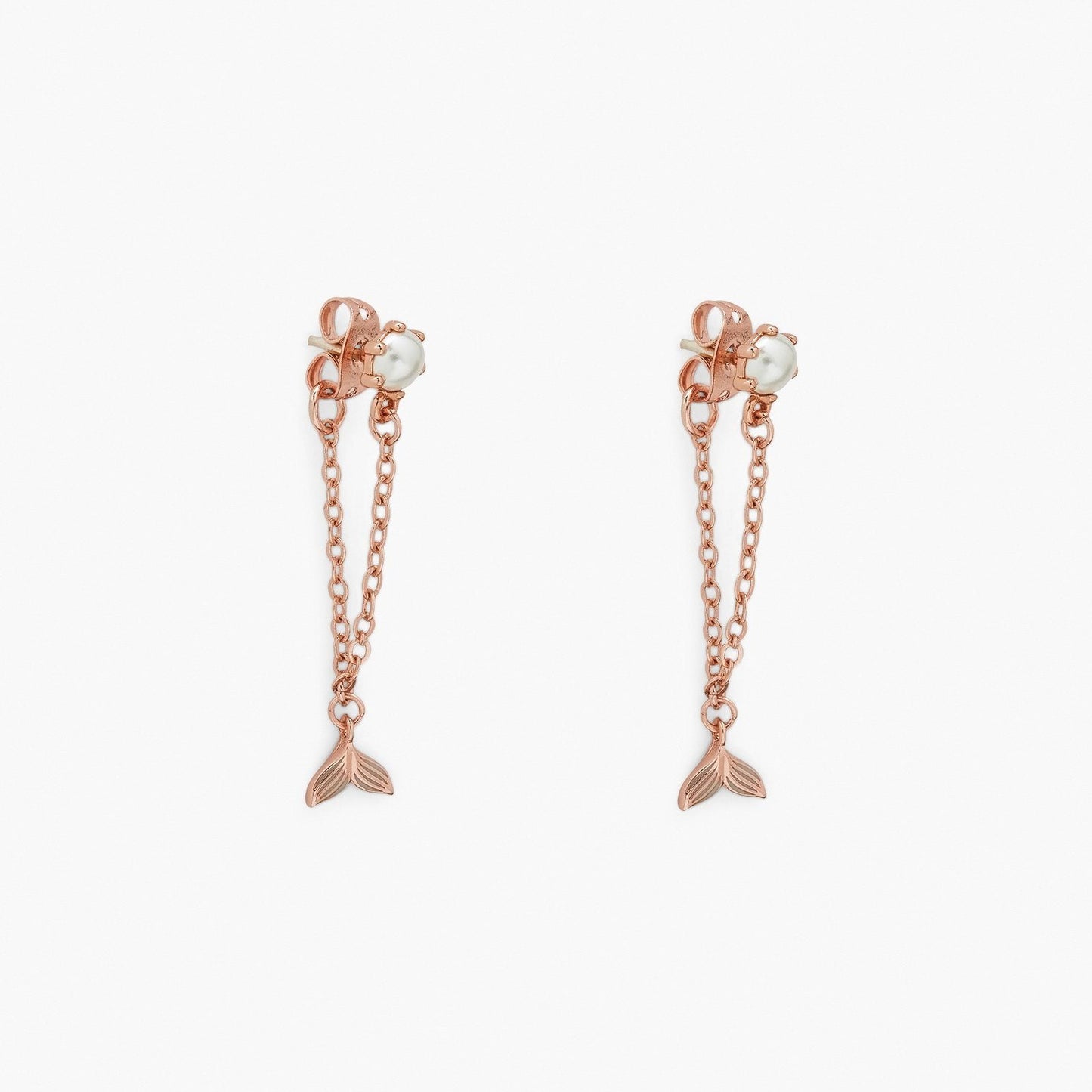 Disney Little Mermaid Chain Wrap Earrings