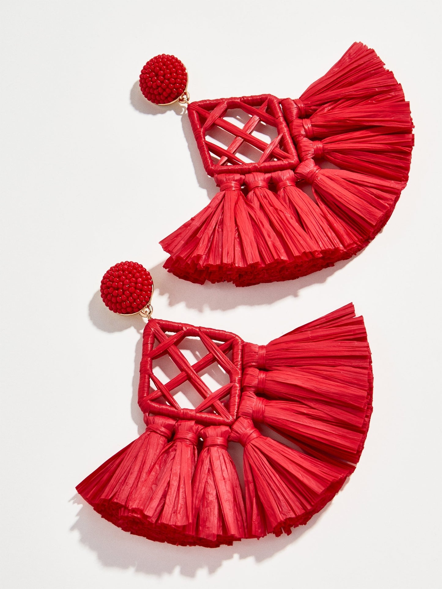 Sahari Raffia Drop Earrings