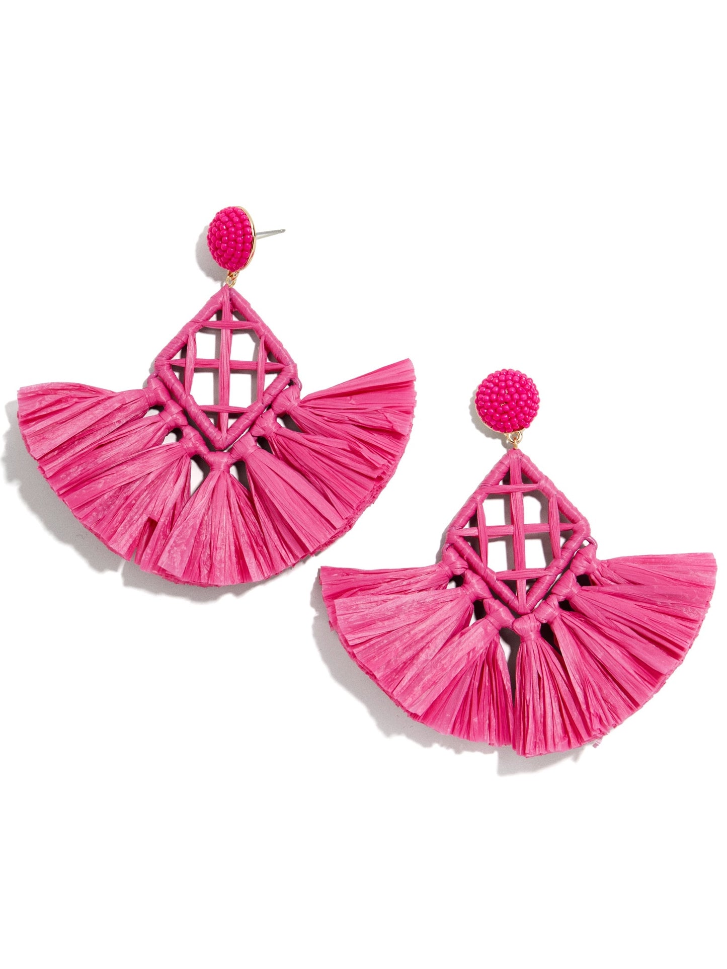 Sahari Raffia Drop Earrings