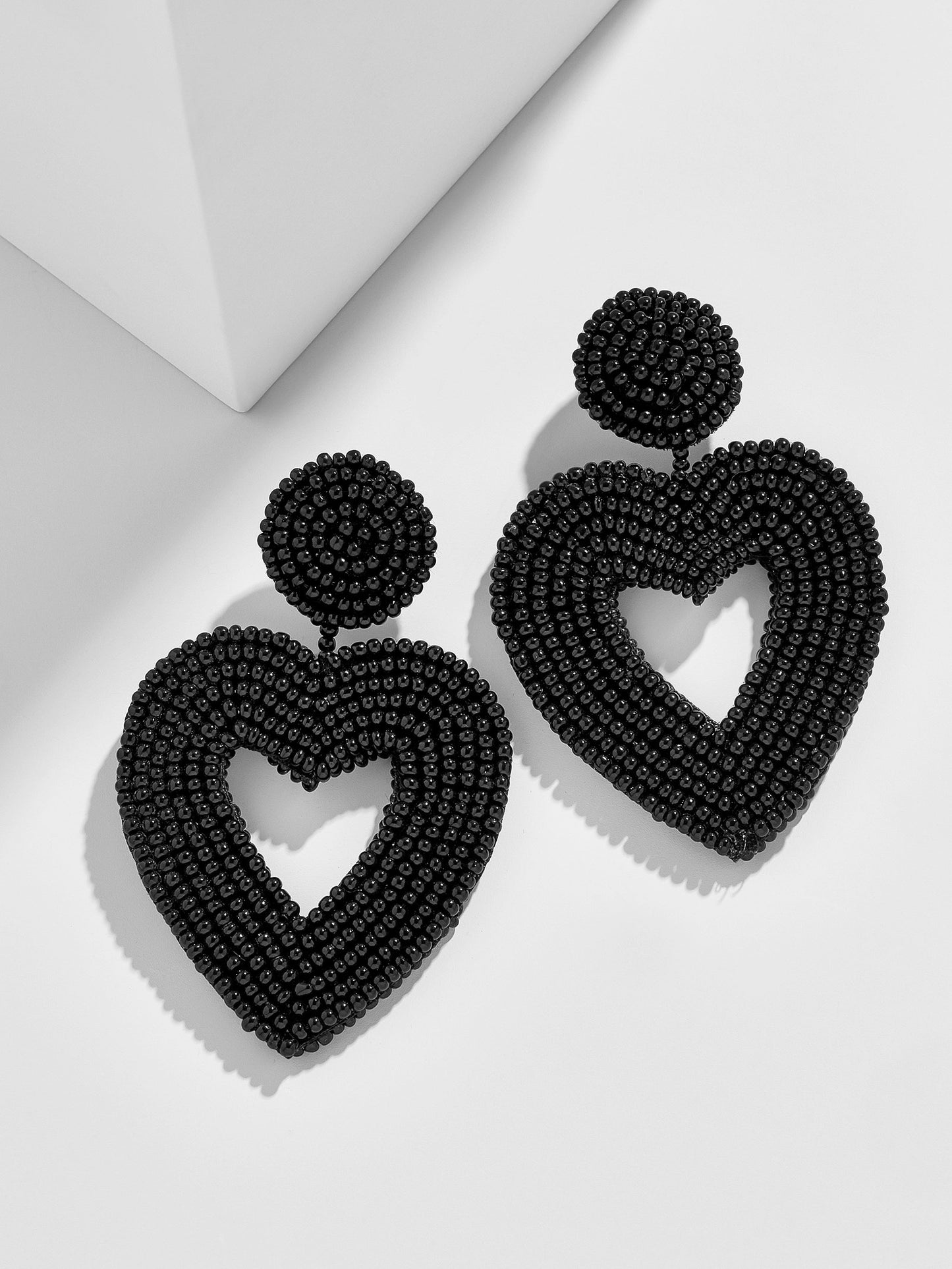 Vionnet Heart Drop Earrings