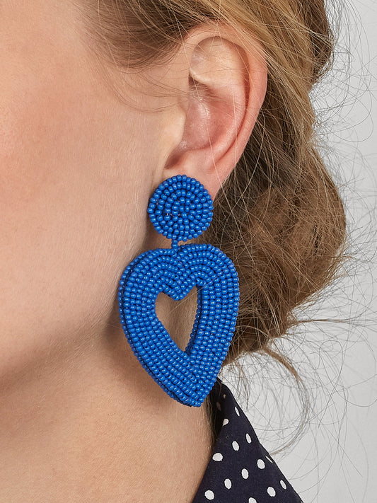 Vionnet Heart Drop Earrings
