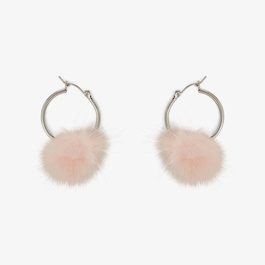 Puff Hoop Earrings