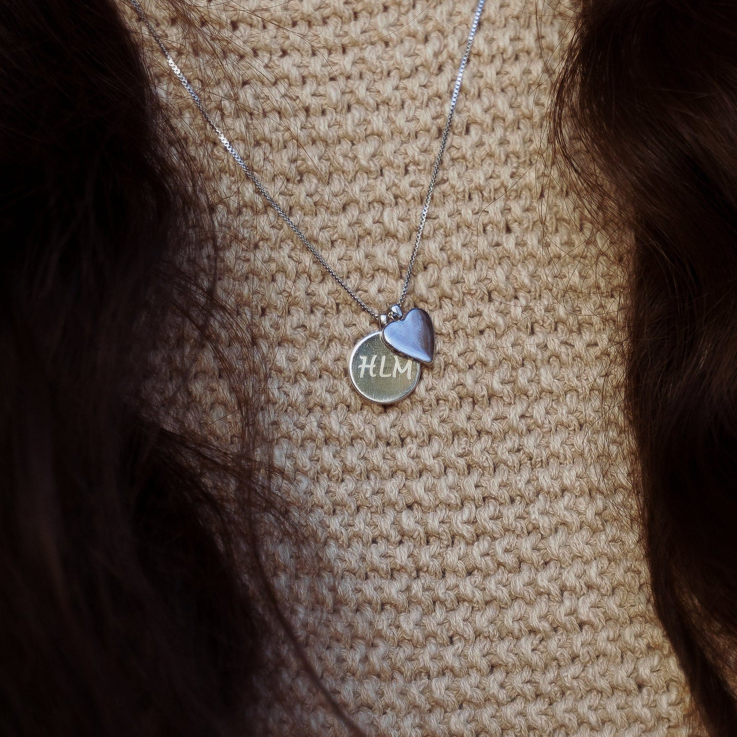 Engravable Layered Pendant