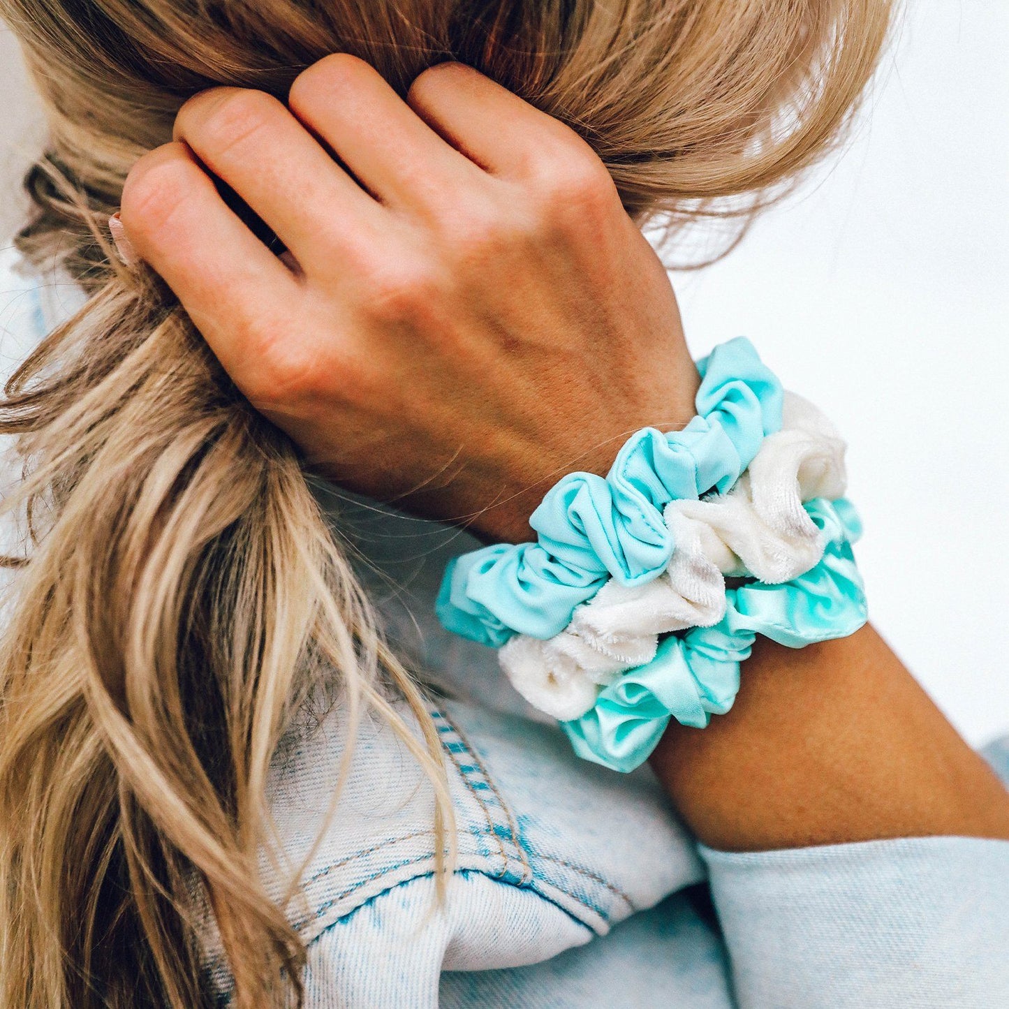 Wave Scrunchies (Set of 3)
